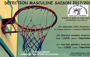 DETECTION U13-U15-U17 MASCULINS