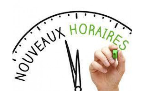 CHANGEMENT D'HORAIRES POUR LES ENTRAÎNEMENTS DES BABYS !