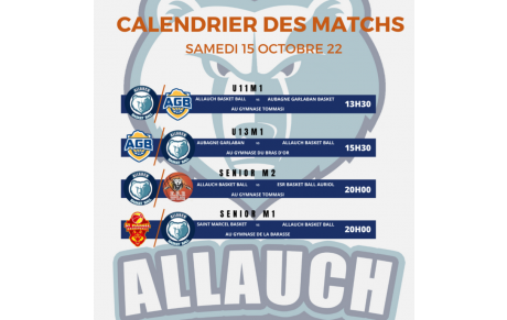 MATCH DU WEEK END